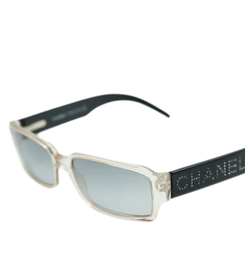 Chanel Crystal Black Sunglasses