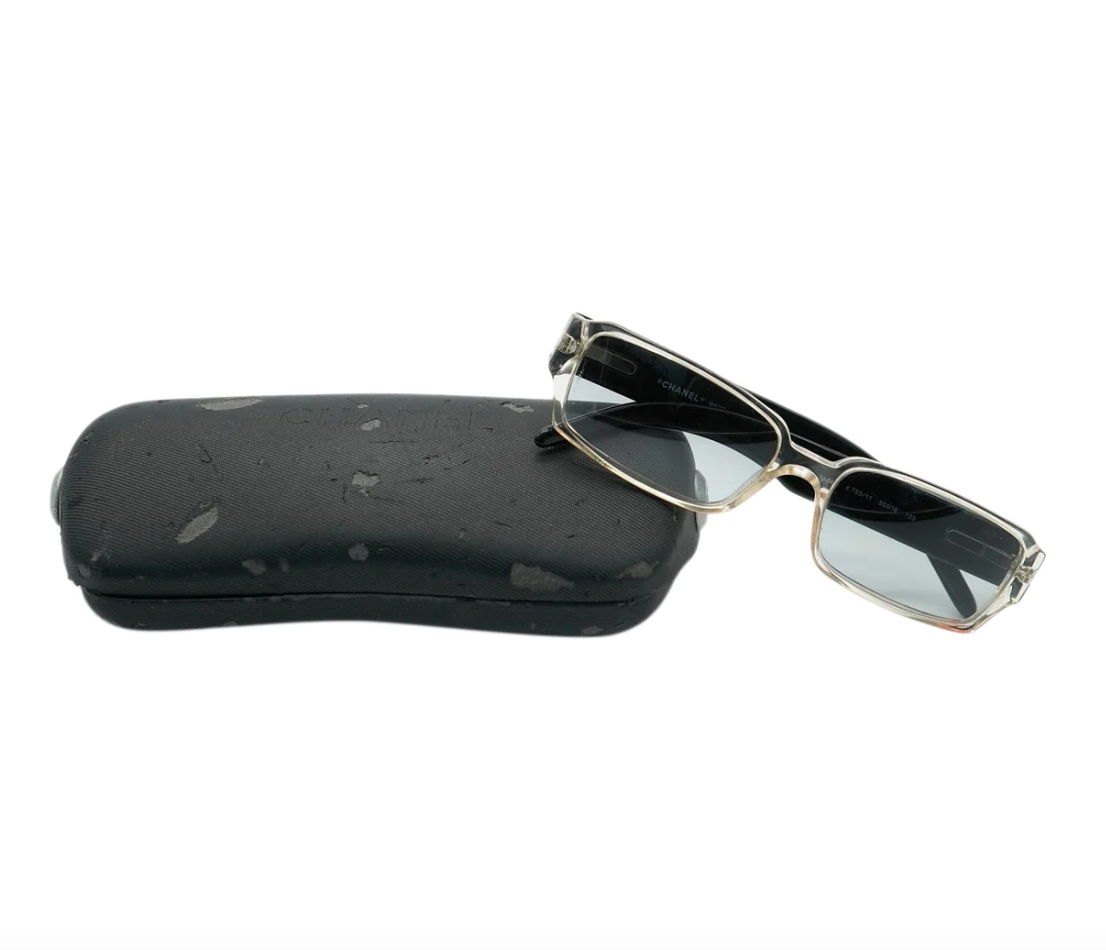 Chanel Crystal Black Sunglasses