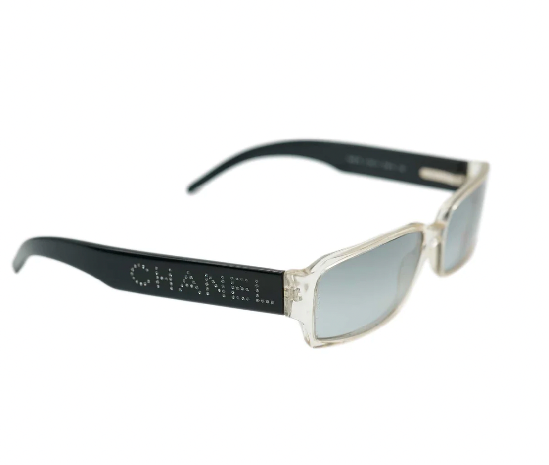 Chanel Crystal Black Sunglasses